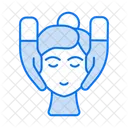 Gesichtssymbol Gesichtsbehandlung Spa Symbol