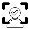 Gesichtserkennung Gesichts ID Gesichtsscan Symbol