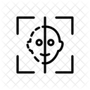 Gesicht Scan Autorisierung Symbol