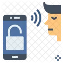 Gesichtsscan Entsperren Authentifizierung Symbol