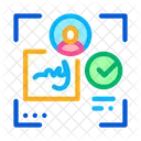 Gesichts ID Signatur Gesicht Symbol