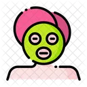 Gesichtsmaske Gesichtsbehandlung Spa Symbol