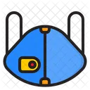 Gesichtsmaske Virus Maske Symbol