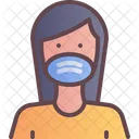 Tragen Gesicht Maske Symbol