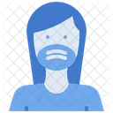 Tragen Gesicht Maske Symbol