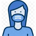 Tragen Gesicht Maske Symbol