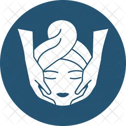 Gesichtsmassage  Symbol