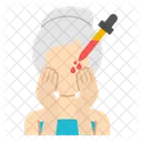 Gesichtsmassage  Symbol
