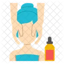Gesichtsmassage  Symbol