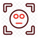 Gesichtsscan Sicherheit Gesichts ID Symbol