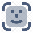 Gesichtsscan Sicherheit Gesichts ID Symbol