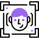 Gesicht Scan Sicherheit Symbol