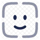 Gesichtsscan-Quadrat  Symbol