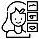 Gesichtssimulation  Symbol