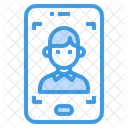 Gesichtserkennung Smartphone Erkennung Symbol