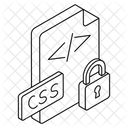 Gesperrte Datei  Symbol