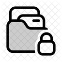Gesperrt Geschaft Sicher Symbol