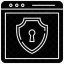 Gesperrte Website Passwort Erforderlich Geschutzte Website Symbol