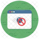 Gesperrte Website  Symbol