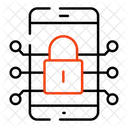 Gesperrtes Handy  Symbol