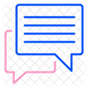 Konversationsblasen  Symbol