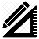 Geometrie Werkzeuge Zeichenwerkzeuge Schreibwaren Symbol