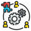 Gerenciamento De Organizacao Coordenacao Gerenciamento Ícone