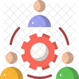 Gerenciamento de equipe  Ícone