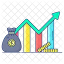 Gestao De Patrimonio Grafico Financeiro Analise De Dados Ícone