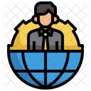 Gestão global  Ícone