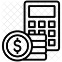 Administração de orçamento  Ícone
