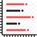 Balken Diagramm Gestapelt Symbol