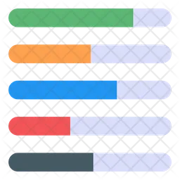 Gestapeltes Balkendiagramm  Symbol