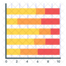 Gestapeltes Balkendiagramm  Symbol