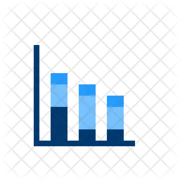 Gestapeltes Balkendiagramm  Symbol