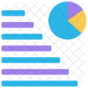 Gestapeltes Diagramm  Symbol