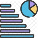 Gestapeltes Diagramm  Symbol