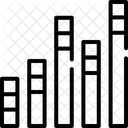 Balken Diagramm Spalte Symbol