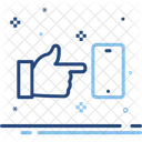 Geste Anzeigen Praferenz Symbol