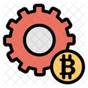 Gestión de bitcoins  Icono