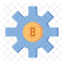 Gestión de bitcoins  Icono