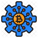 Gestión de bitcoins  Icono