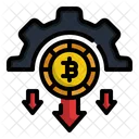 Gestión de bitcoins  Icono