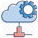 Cloud Computing Gestion Cloud Technologie Cloud Icône