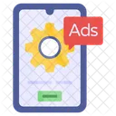 Gestión de anuncios móviles  Icono