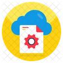 Gestión de archivos en la nube  Icono