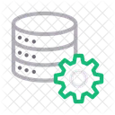 Servidor Base De Datos Configuracion Icono