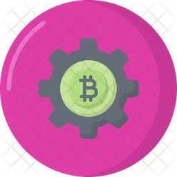 Gestión de bitcoins  Icono