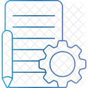 Icono De Gestion De Contenidos Icono