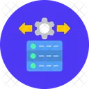 Gestion De Datos Datos Gestion Icon